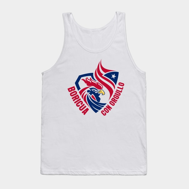 Boricua con orgullo 3 Tank Top by Rebirth Designs